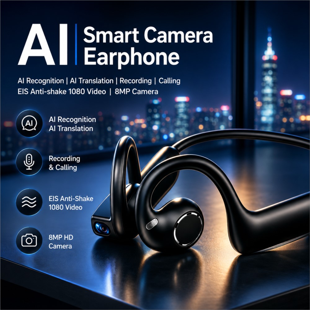 Outdoor Sport Is - Auriculares Inteligentes con IA, Cámara Inteligente