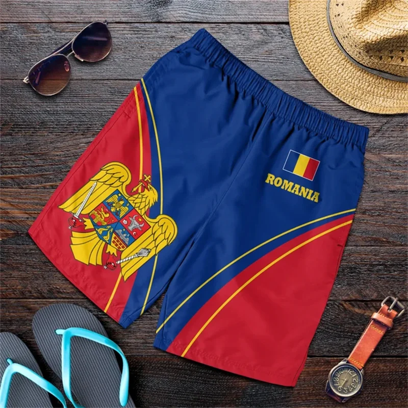 Outdoor Sport Club - Pantalones Cortos Deportivos con Estampado 3D