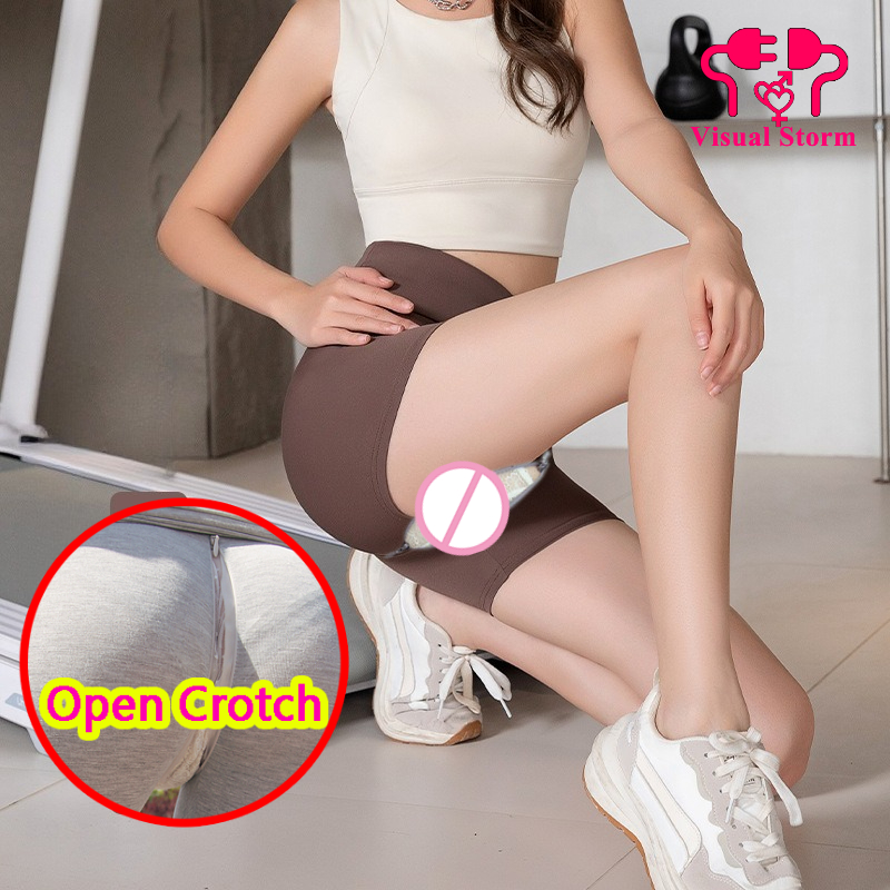 Outdoor Sport Club - Pantalones con entrepierna abierta para mujer,