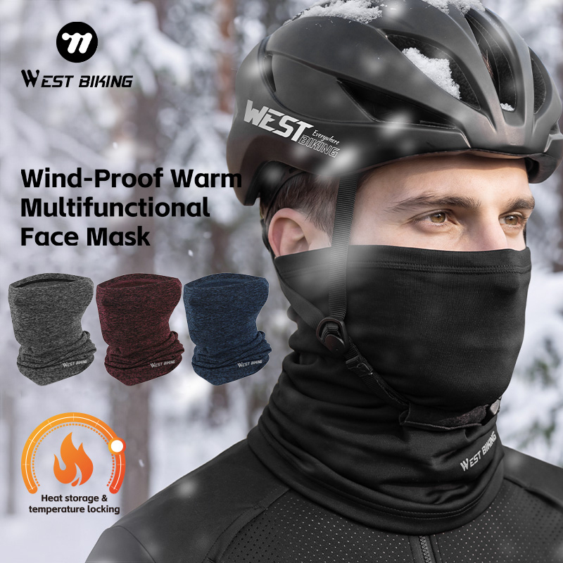 Outdoor Sport Using A Bike - WEST BIKING Cuello Térmico de Invierno,