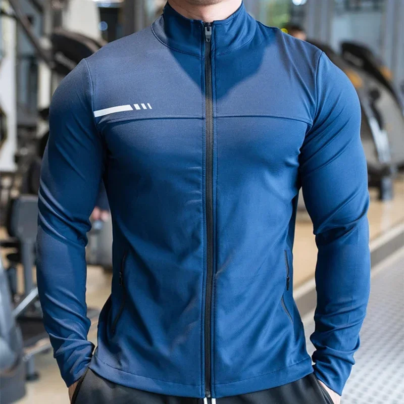 Outdoor Sport Jacket Men - Camisetas de Fitness para hombre, chaqueta