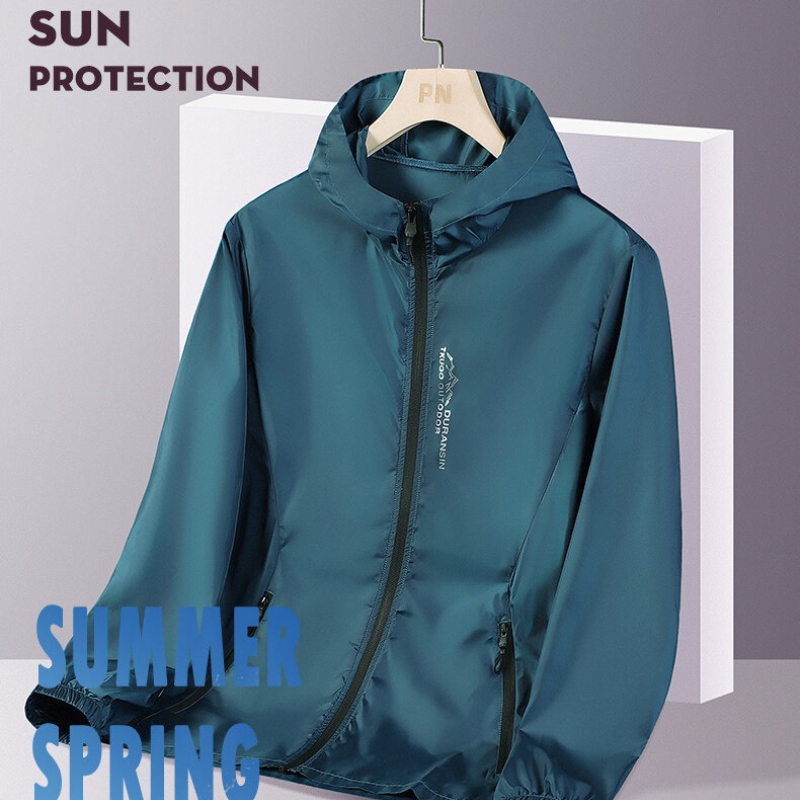 Outdoor Sport Jacket Men - Chaqueta Delgada con Protección Solar UPF50+