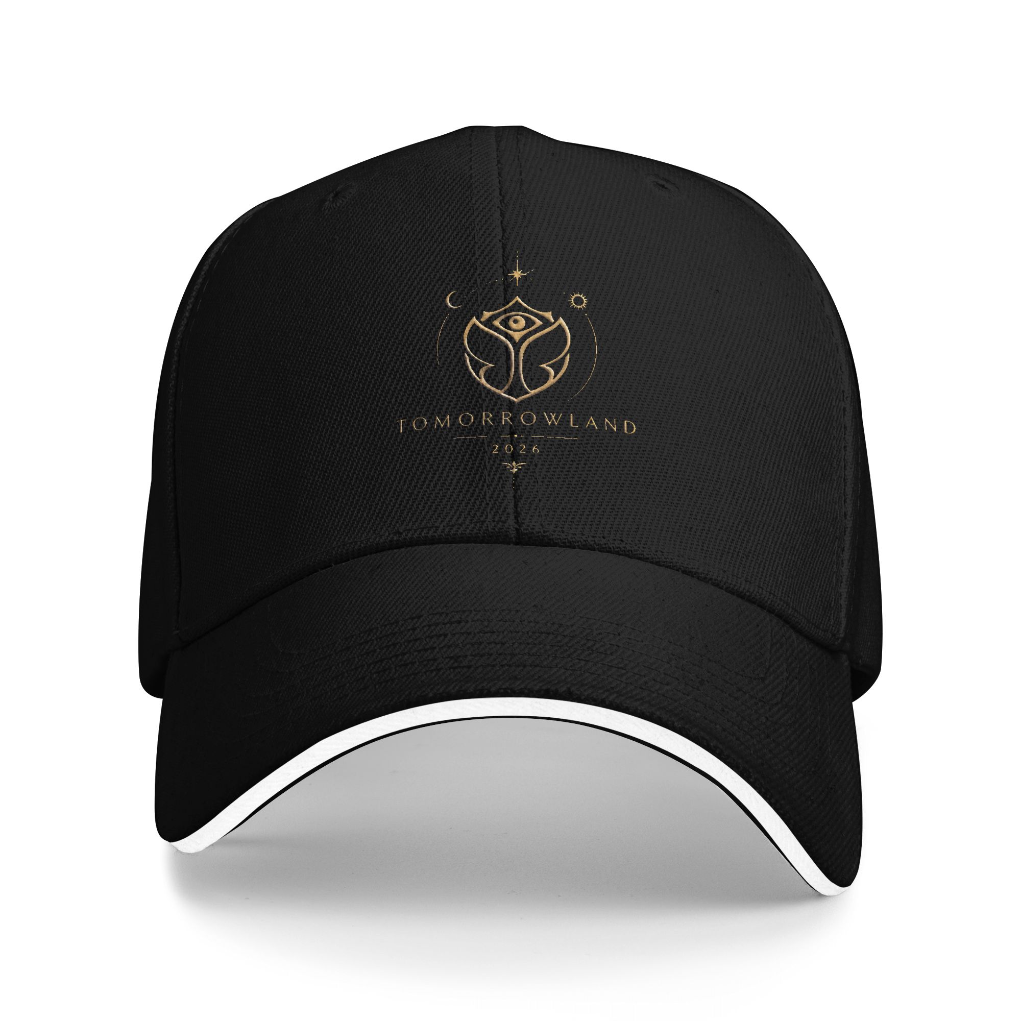 Outdoor Sport Festival - Gorra de Béisbol Minimalista Dorada de
