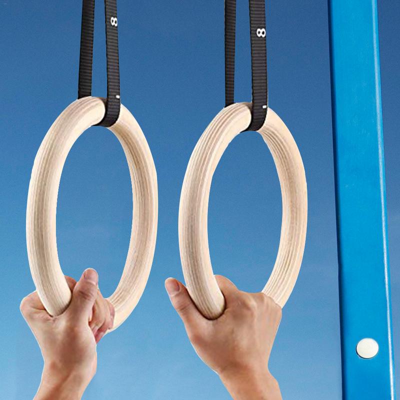 Gymnastic Bar Home - Anillos gimnásticos de madera de abedul