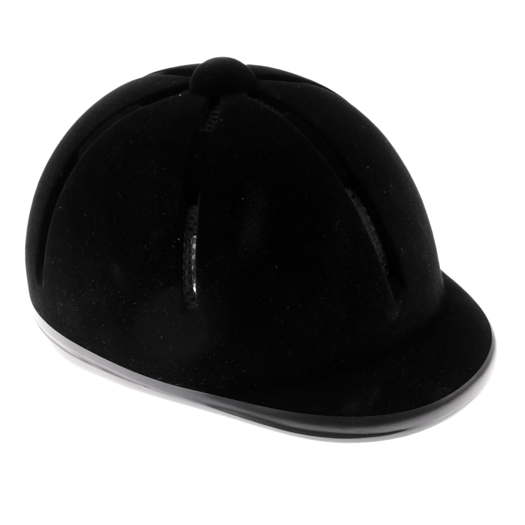Equestrian Helmet - Casco de equitación de terciopelo ajustable