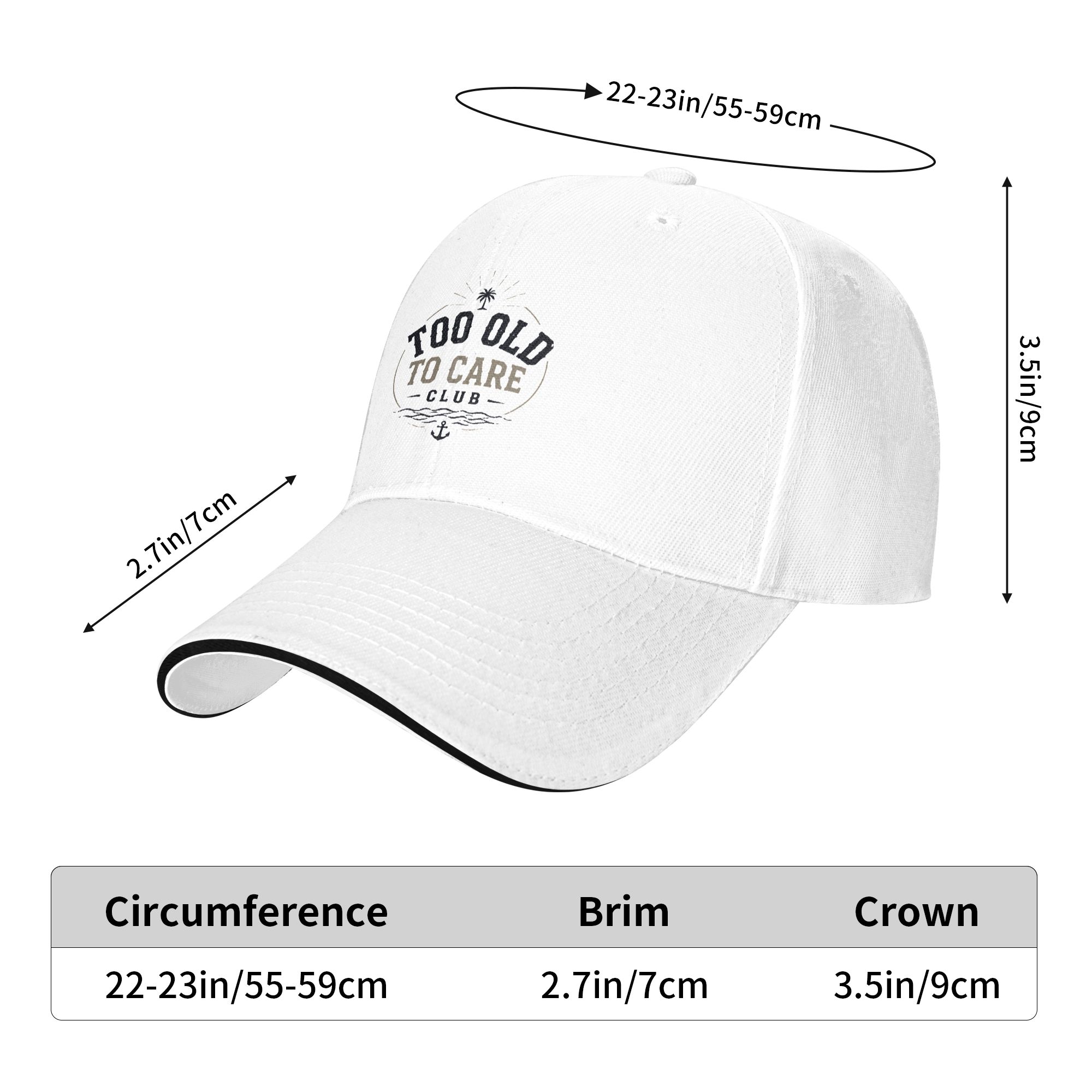 Gorra de béisbol Too Old to Ca - Outdoor Sport Club reseña y precio