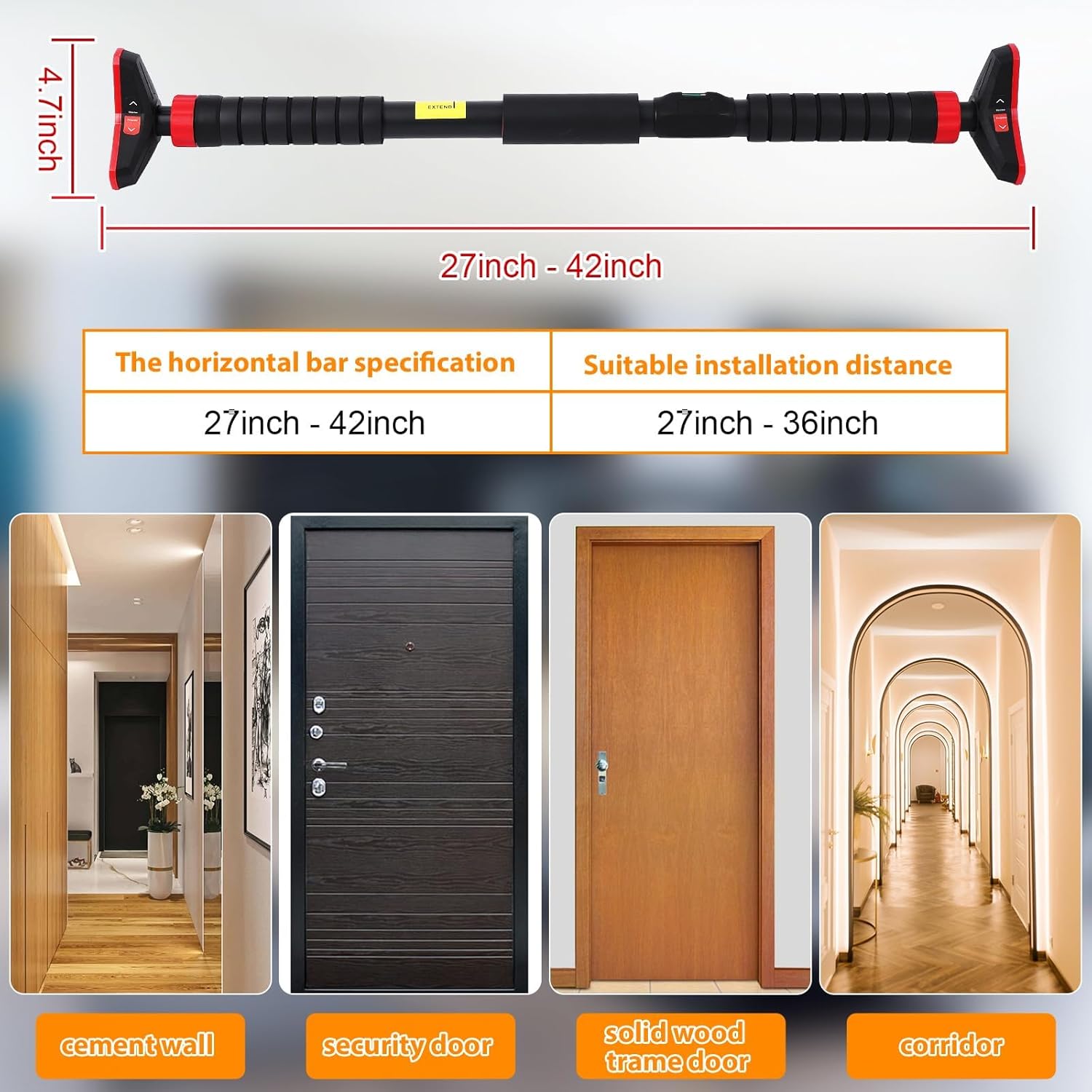 Barra de dominadas para puerta - Gymnastic Bar Home reseña y precio