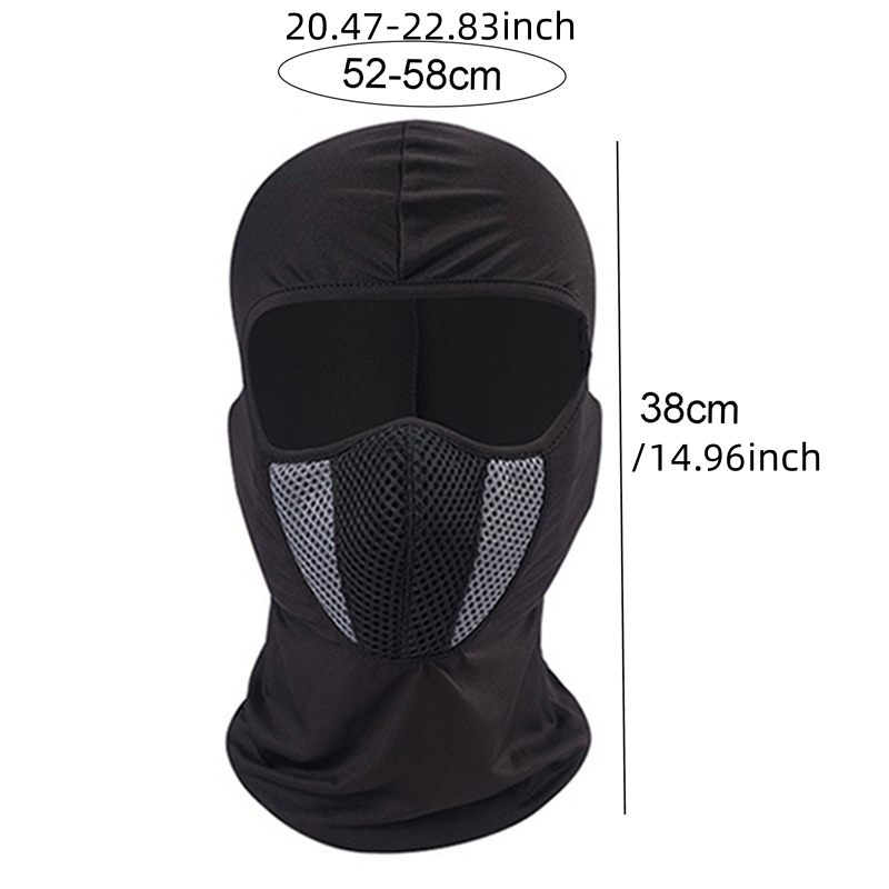 Máscara táctica de cara comple - Outdoor Sport Using A Bike reseña y precio